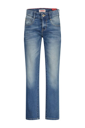 regular waist regular fit jeans medium blue denim