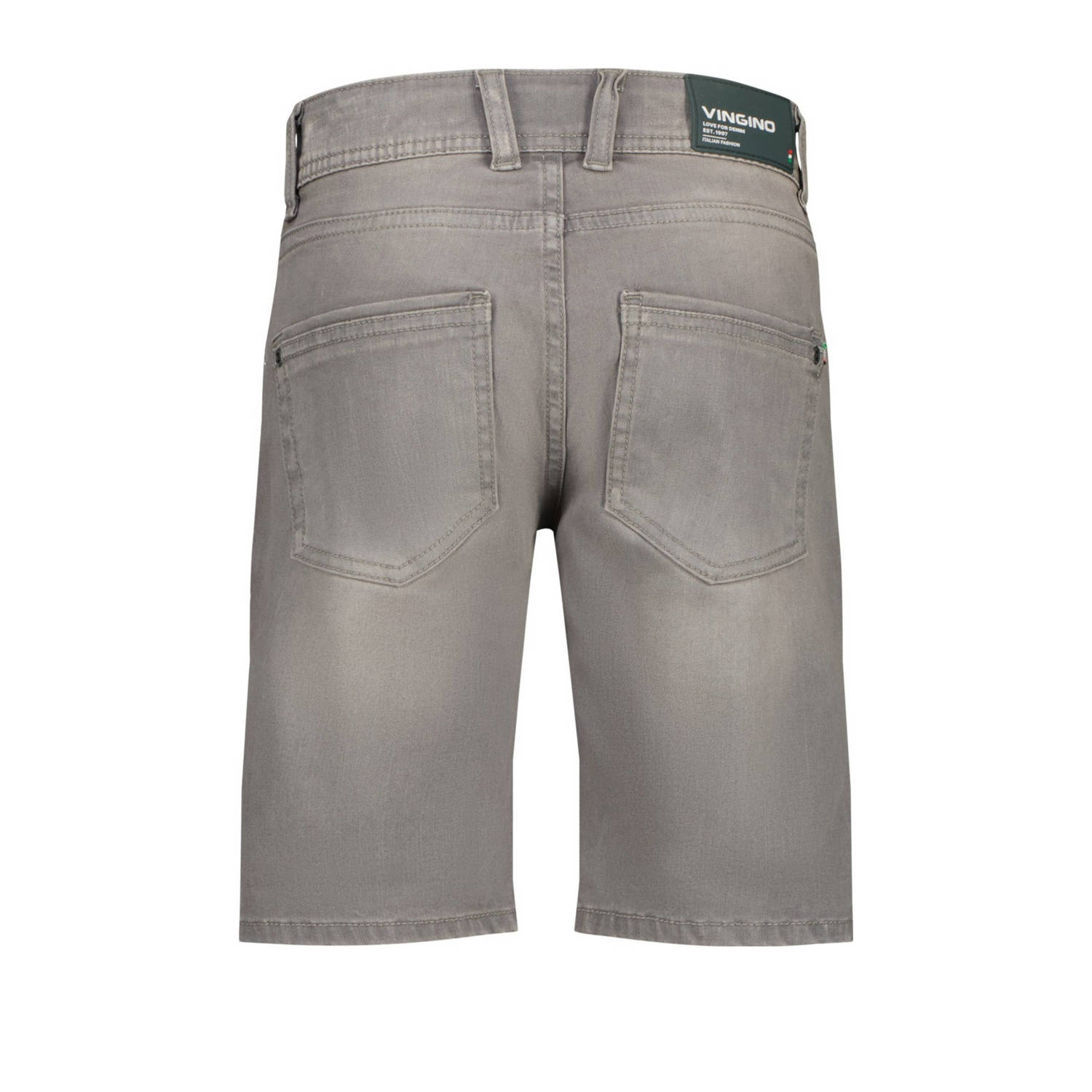 Vingino regular denim short grey denim