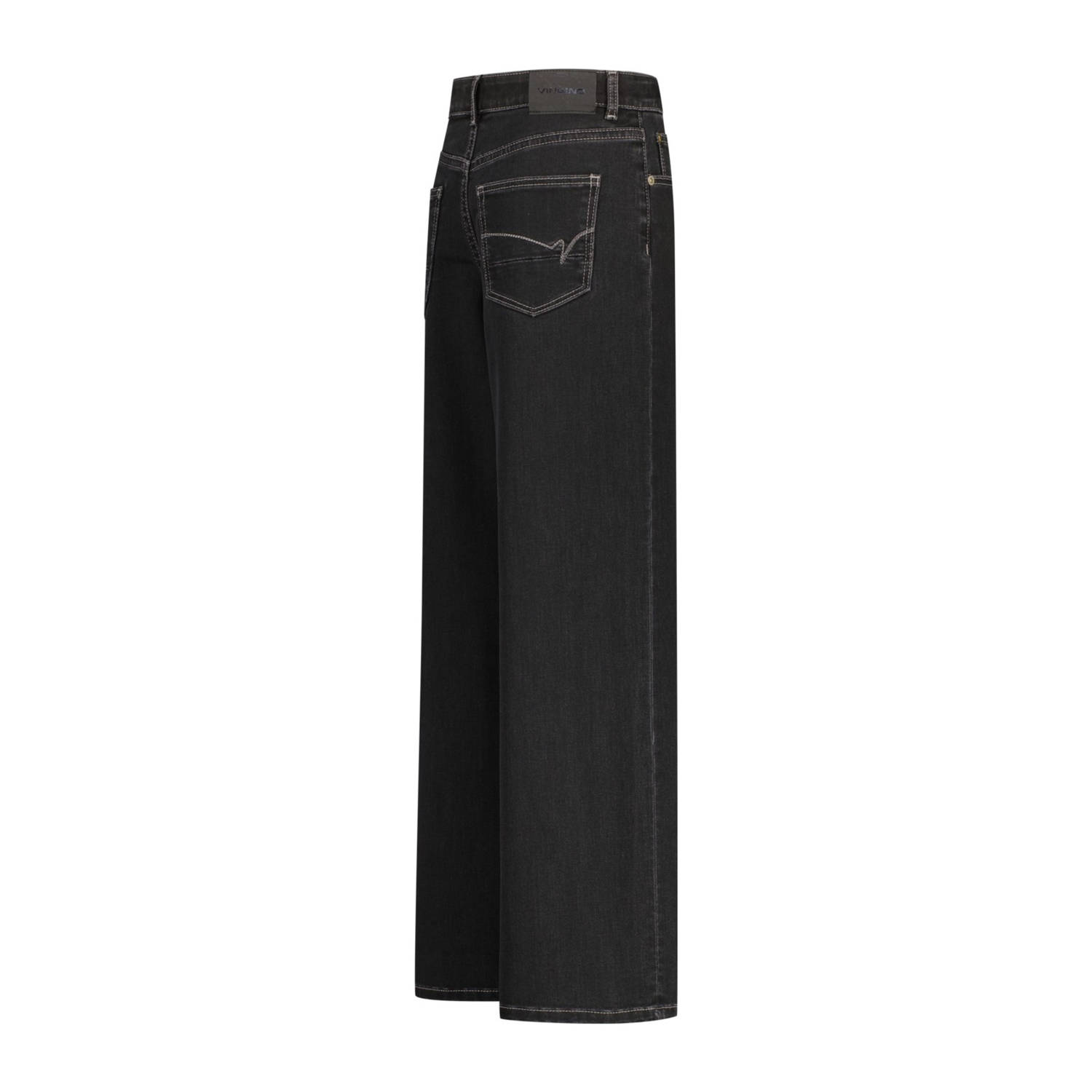 Vingino wide leg jeans black denim