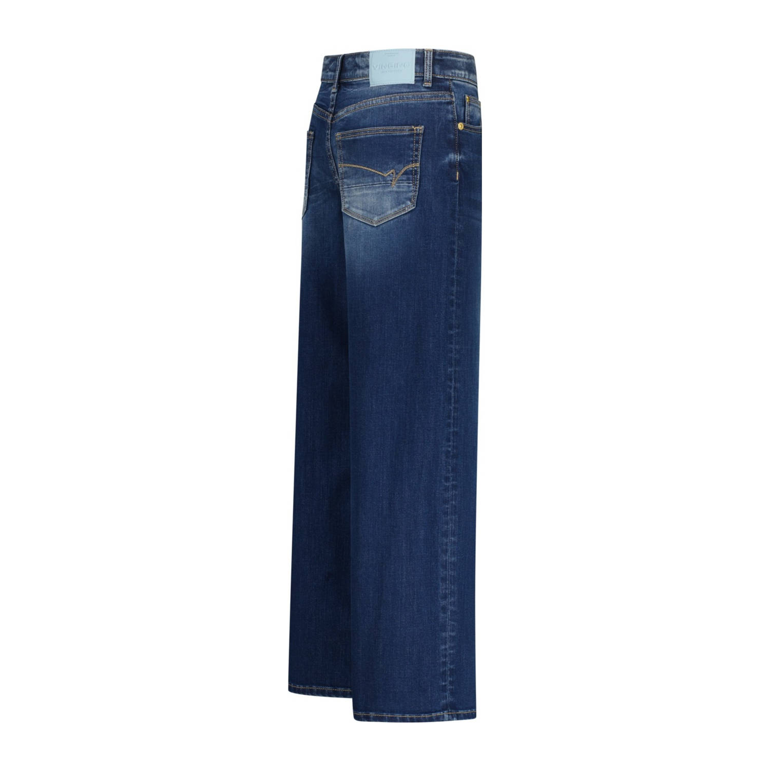 Vingino wide leg jeans dark blue denim