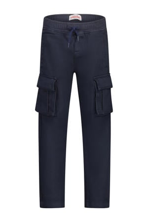 loose cargobroek donkerblauw