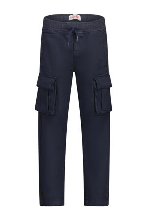 loose cargobroek donkerblauw