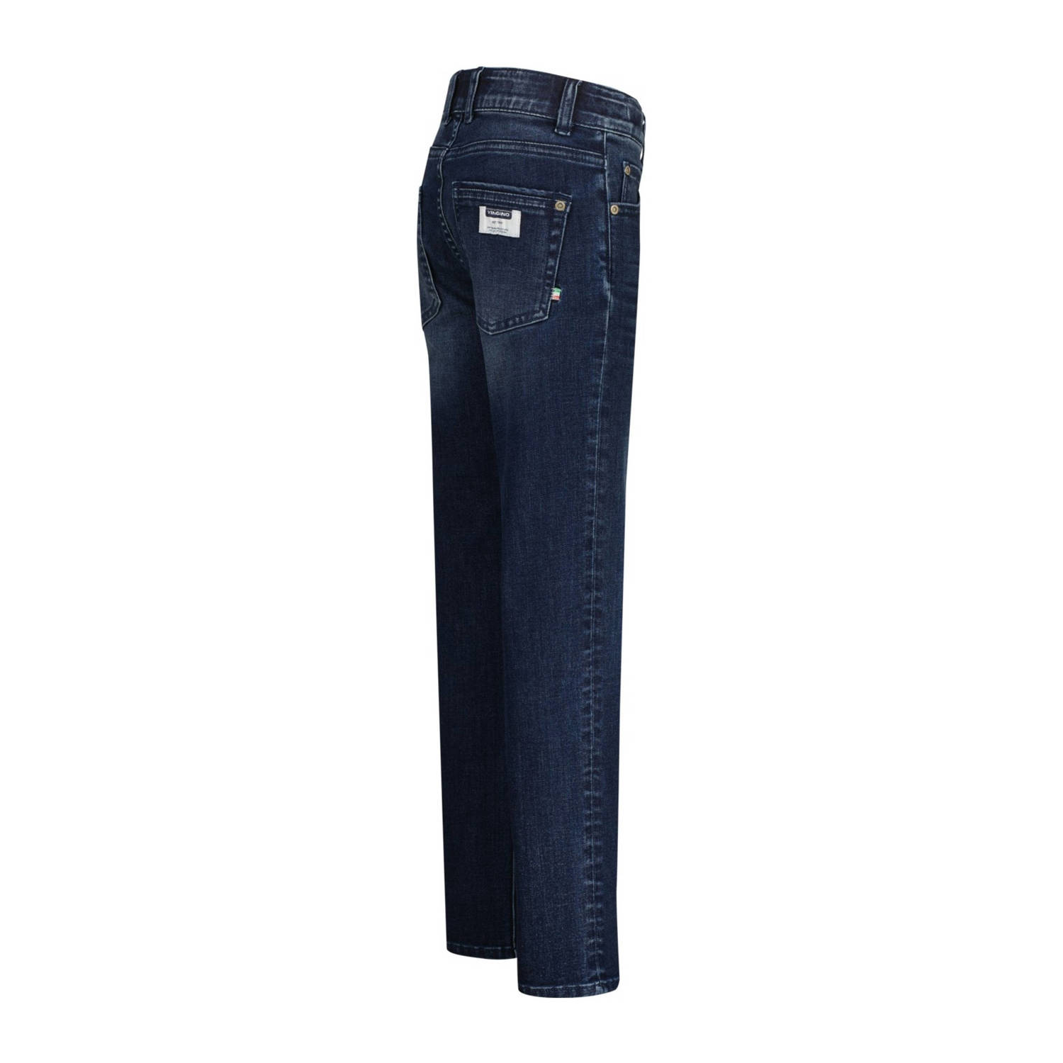 Vingino straight leg jeans mid blue wash