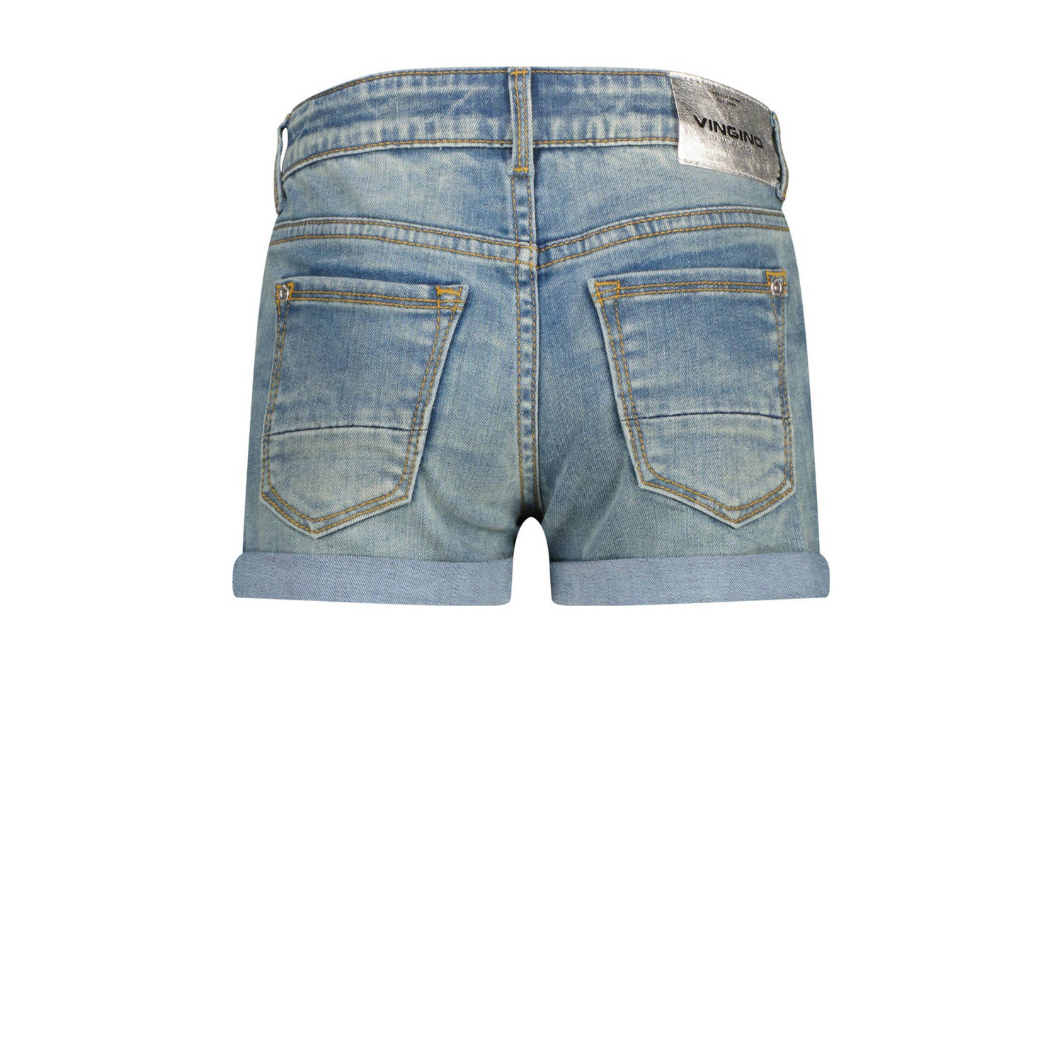 Vingino regular denim short medium blue denim
