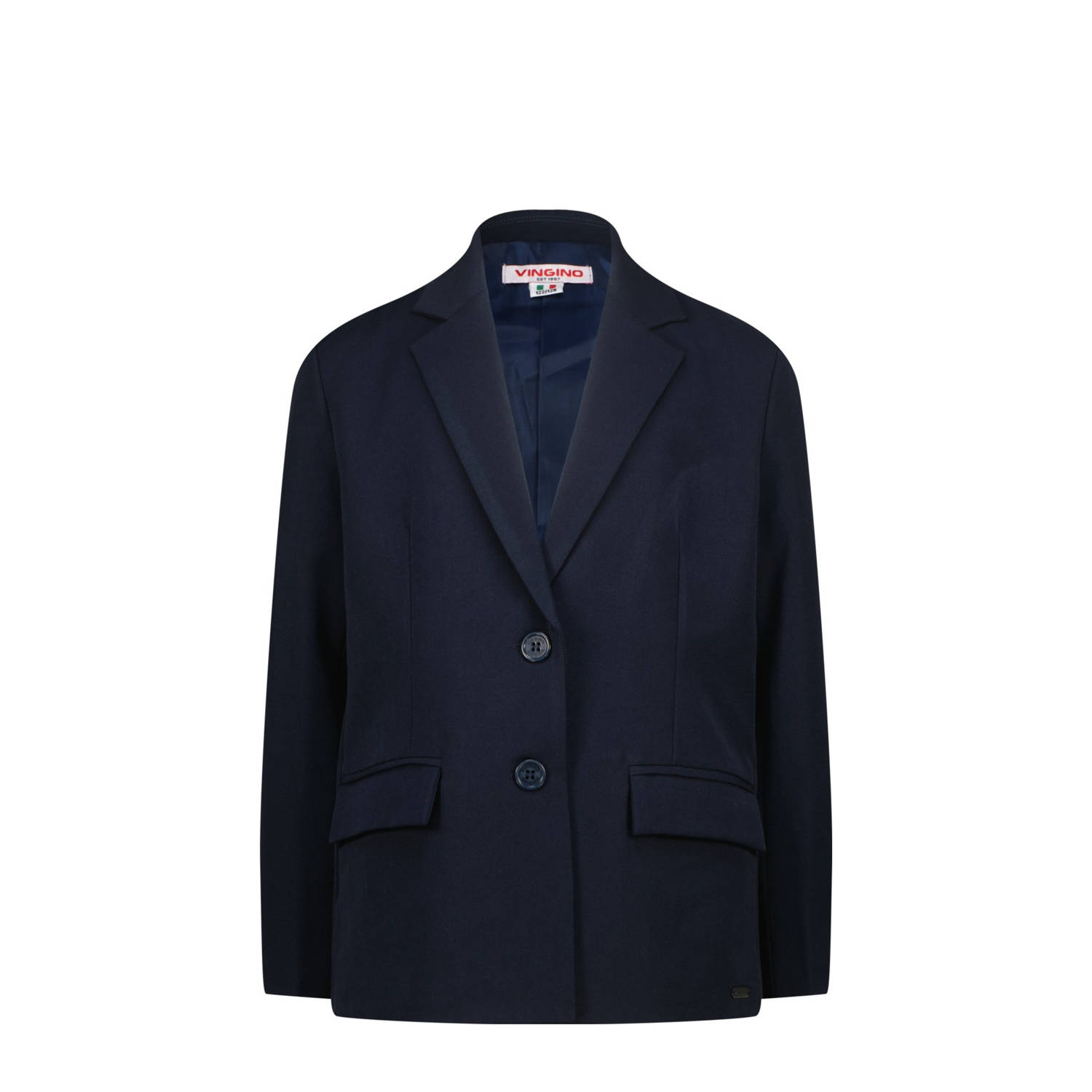 Vingino regular fit blazer donkerblauw