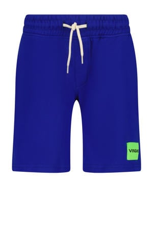 relaxed sweatshort blauw