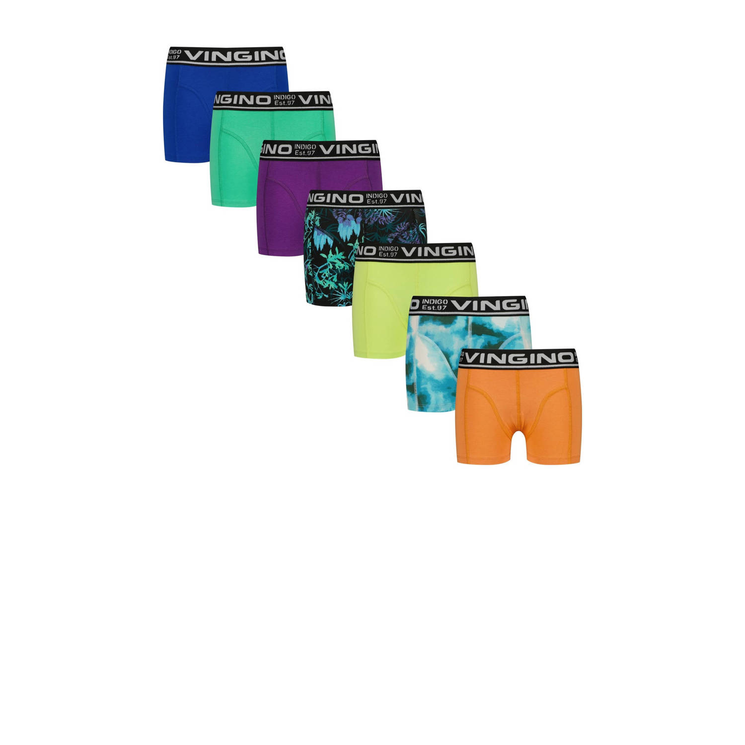 Vingino boxershort set van 7 multicolor
