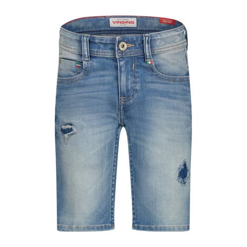 Vingino regular denim short medium blue denim afbeelding