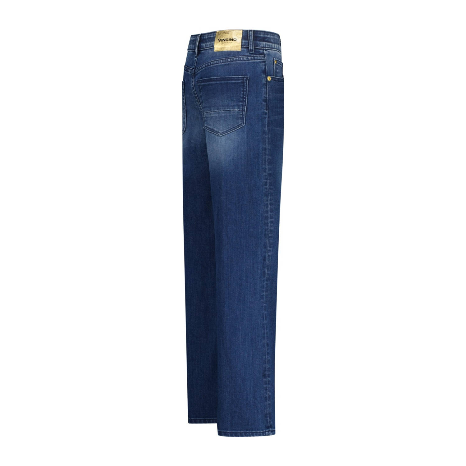 Vingino wide leg jeans dark blue denim