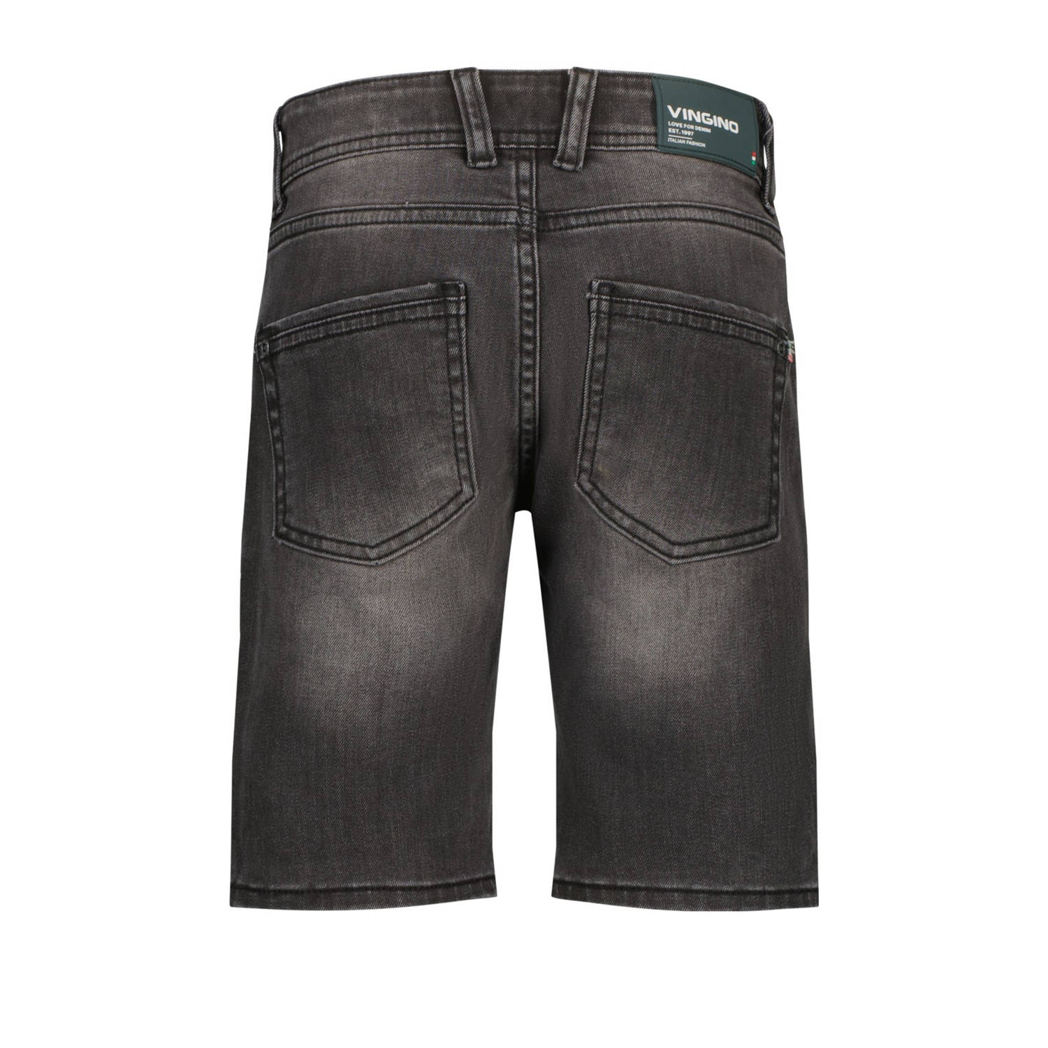 Vingino regular denim short grey denim