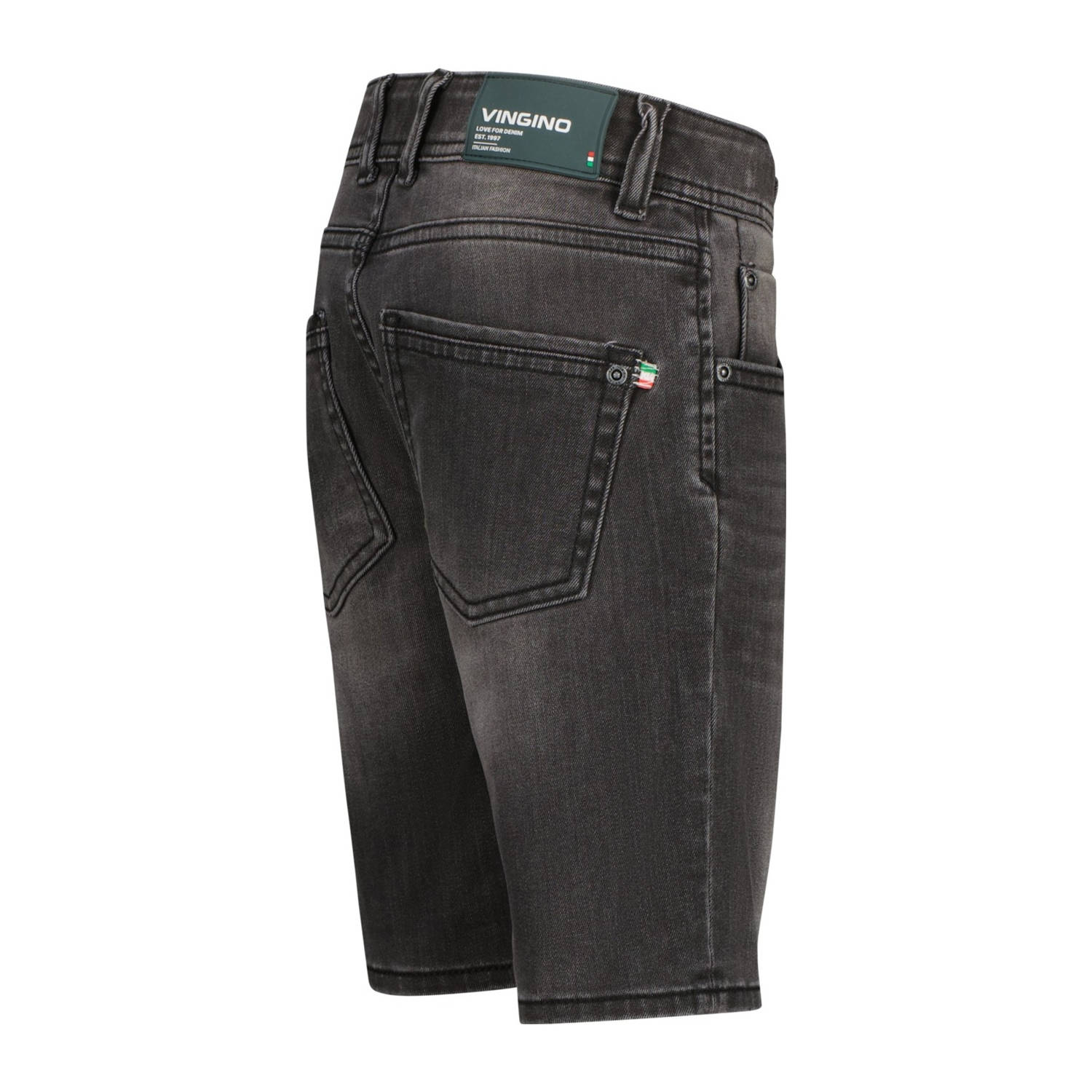 Vingino regular denim short grey denim