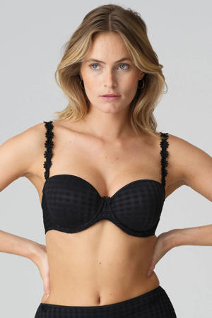 voorgevormde strapless beugelbh Avero zwart