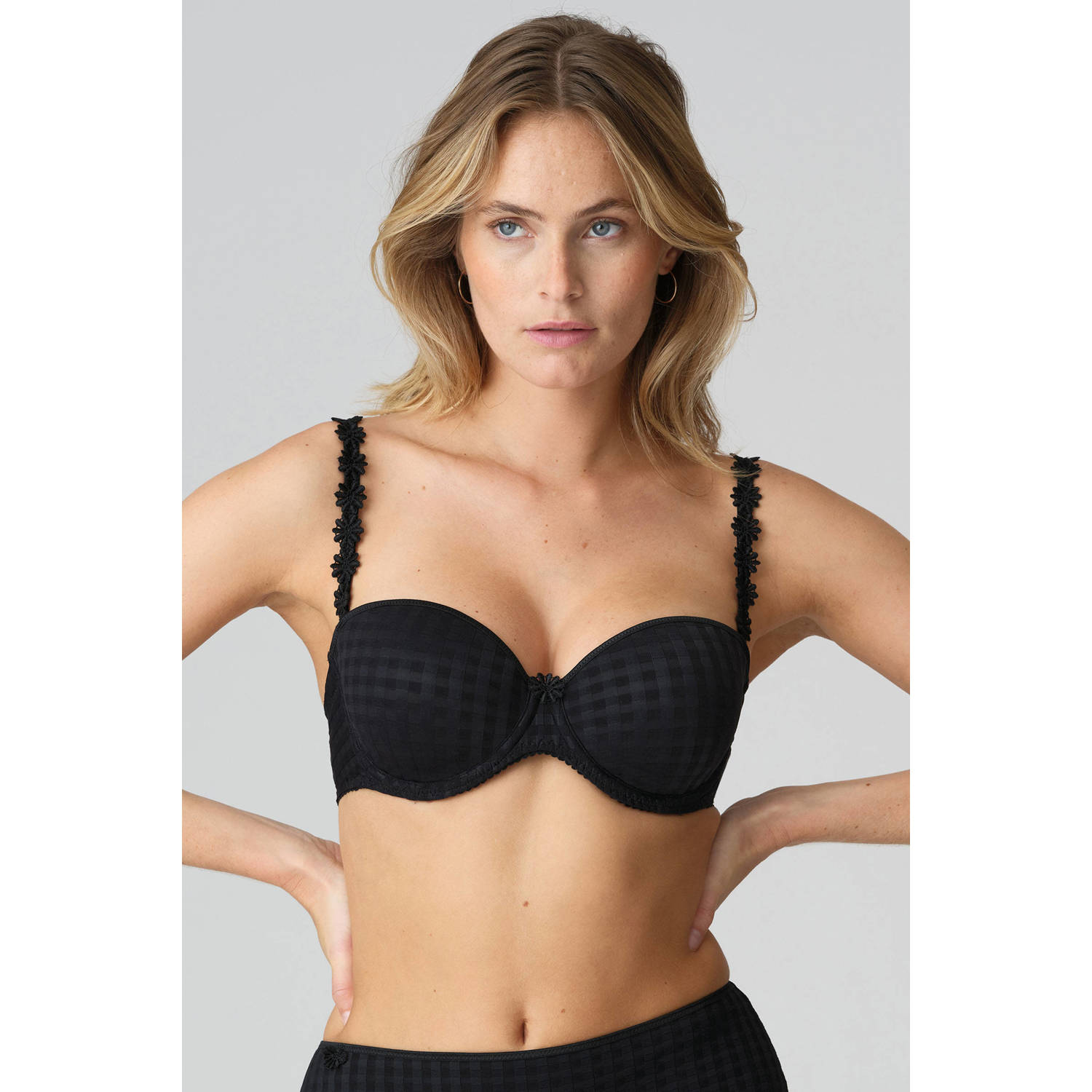Marie Jo voorgevormde strapless beugelbh Avero zwart
