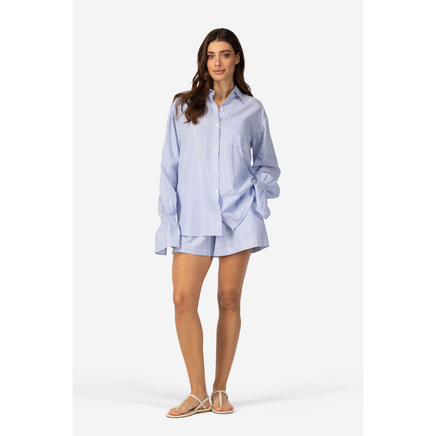 IBANA blouse lichtblauw