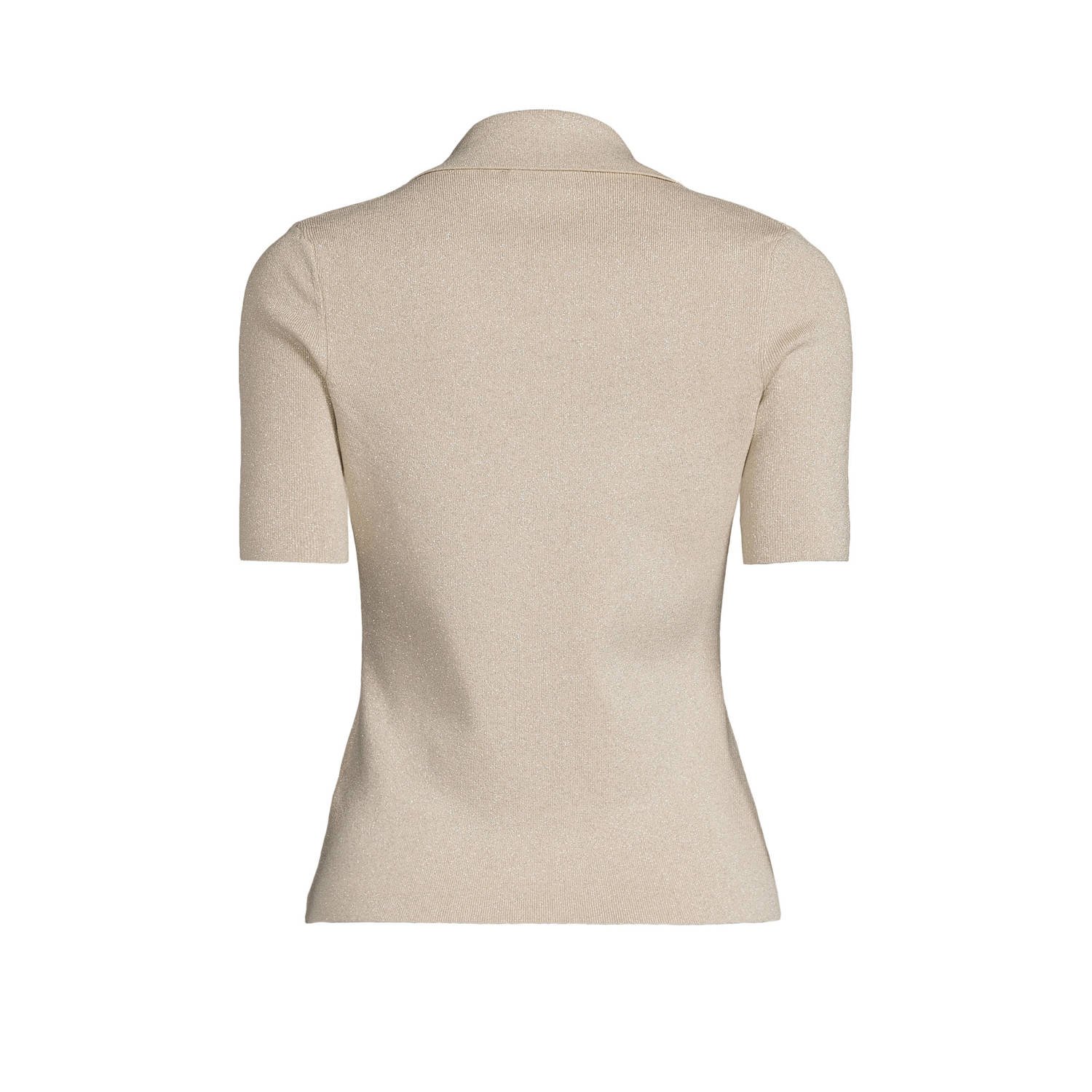IBANA top beige met lurex