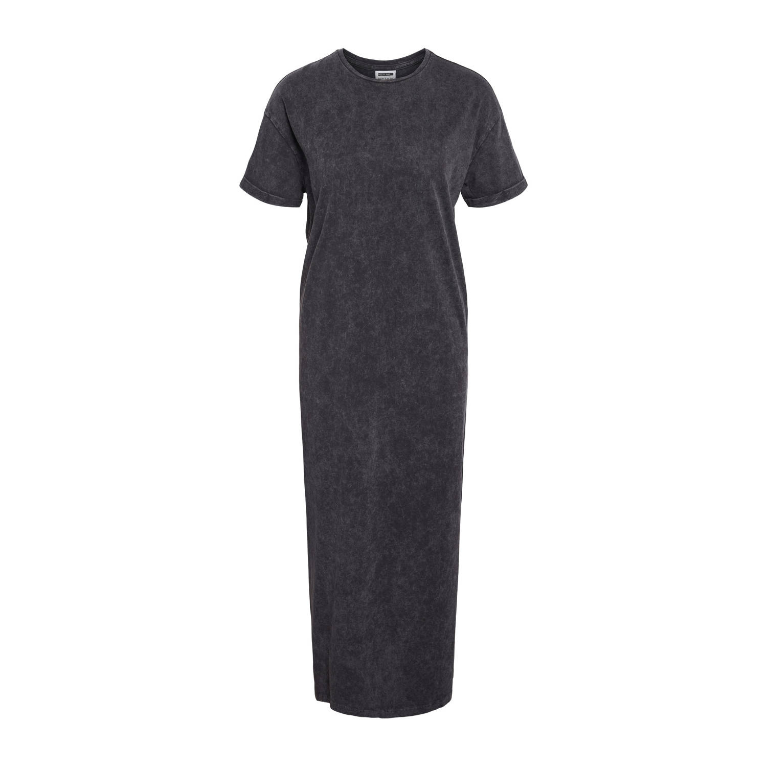 NOISY MAY Curve maxi jurk antraciet