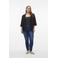 VERO MODA CURVE regular blazer zwart