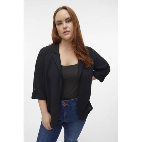VERO MODA CURVE regular blazer zwart afbeelding