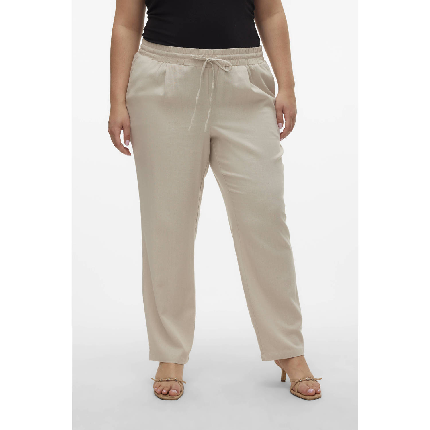 Vero Moda Curve Comfortbroek VMJESMILO ANKLE PANTS WVN GA NOOS CUR