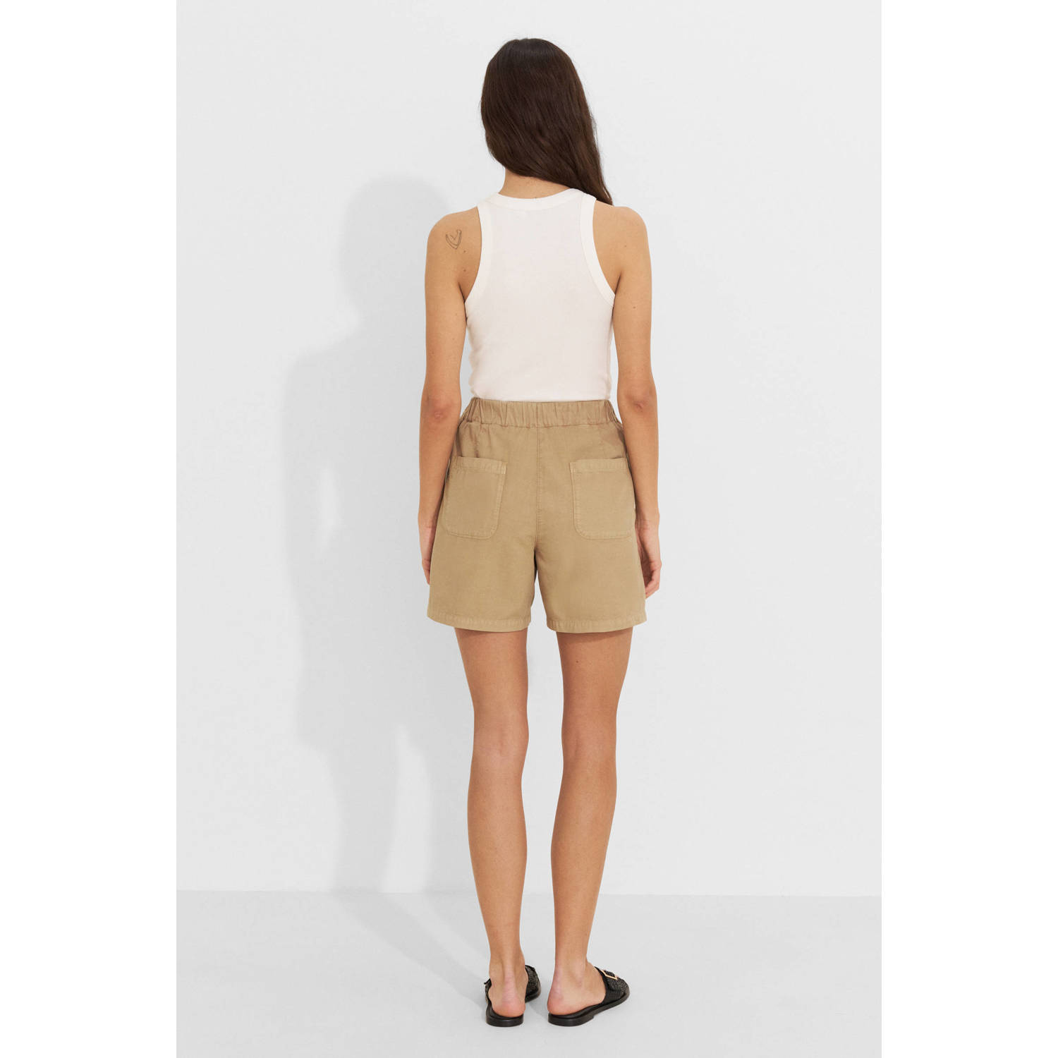 Ruby korte broek beige