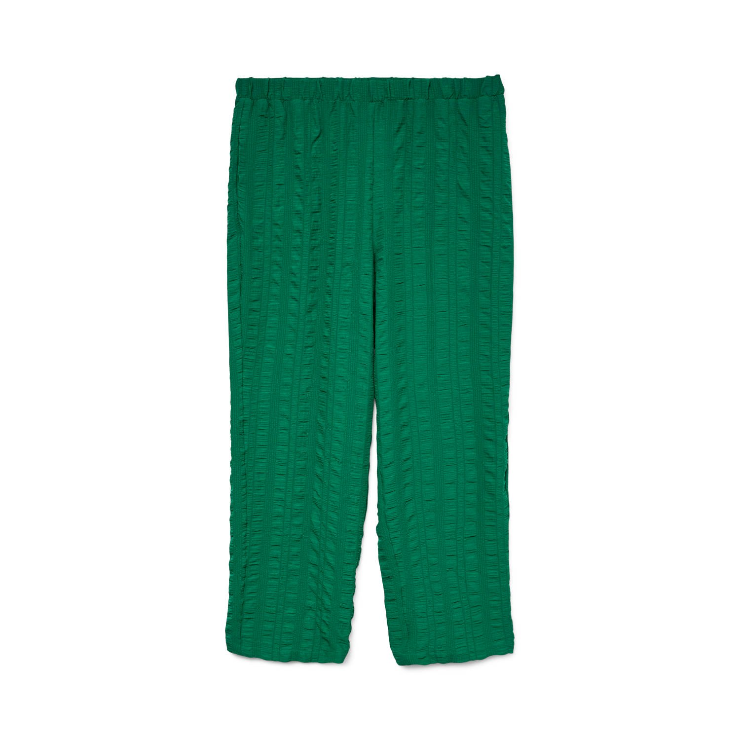 VERO MODA CURVE straight regular waist broek groen