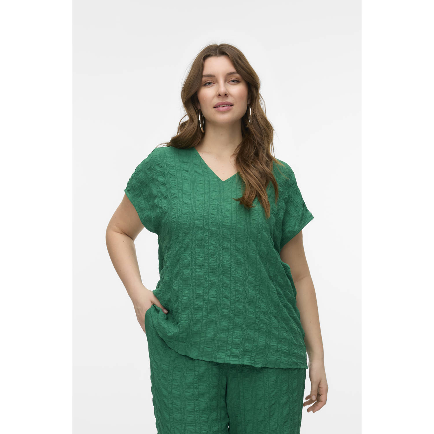 VERO MODA CURVE top groen