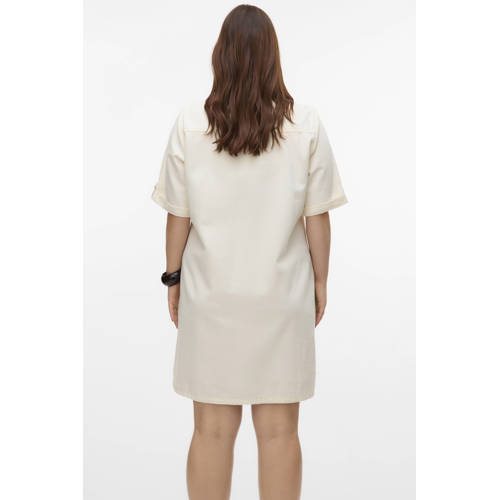 VERO MODA CURVE spijkerjurk ecru afbeelding