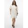 VERO MODA CURVE spijkerjurk ecru