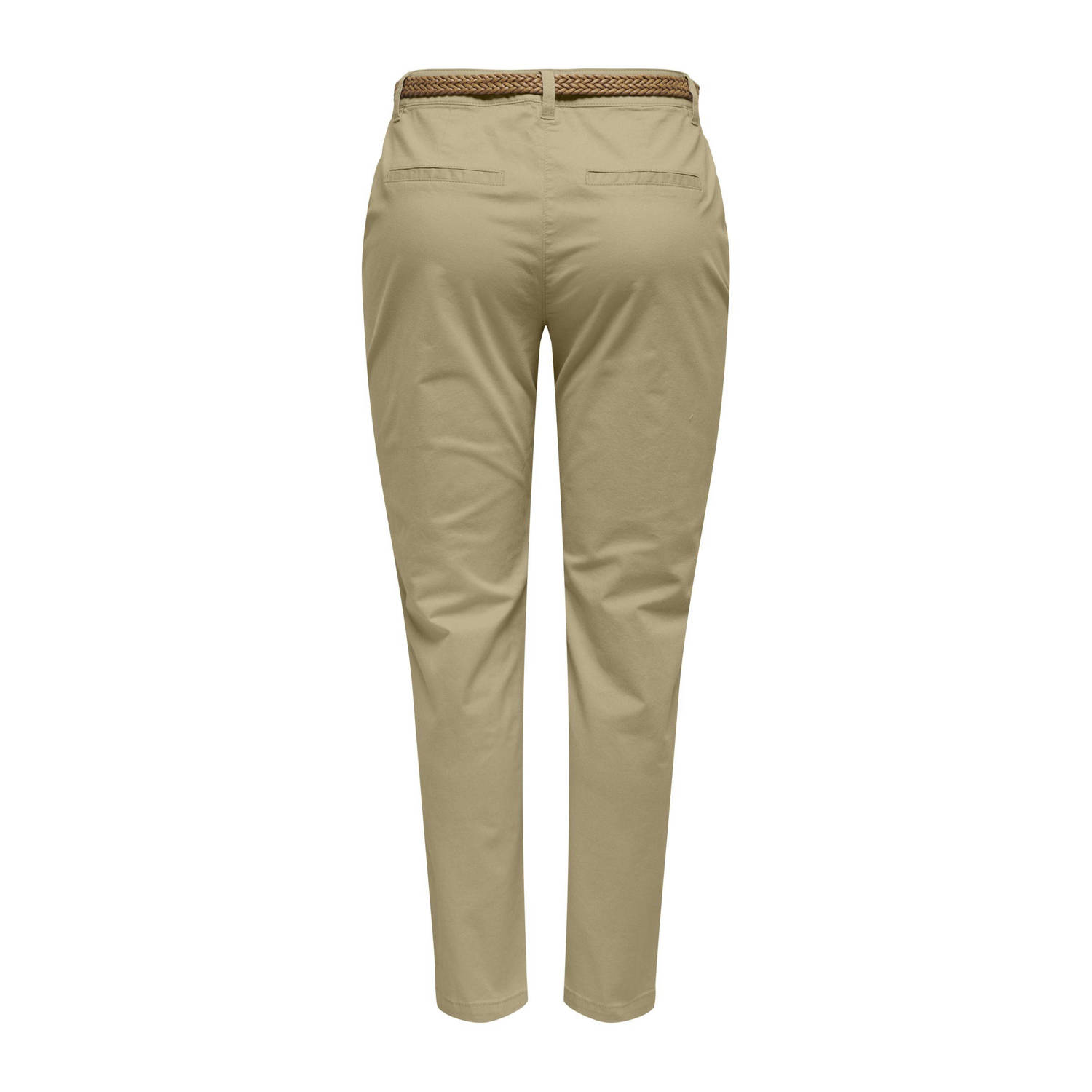JDY regular waist chino zand gebreid