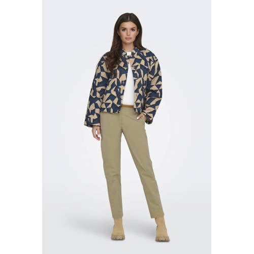 JDY regular waist chino zand gebreid afbeelding