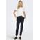 JDY regular waist chino donkerblauw gebreid