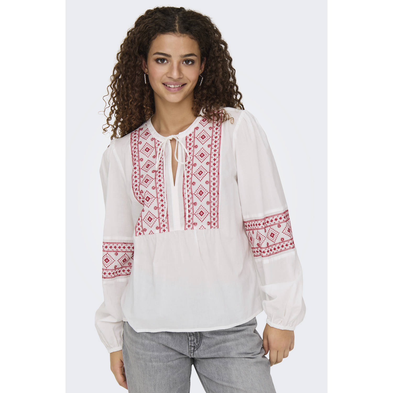 JDY blousetop lichtroze