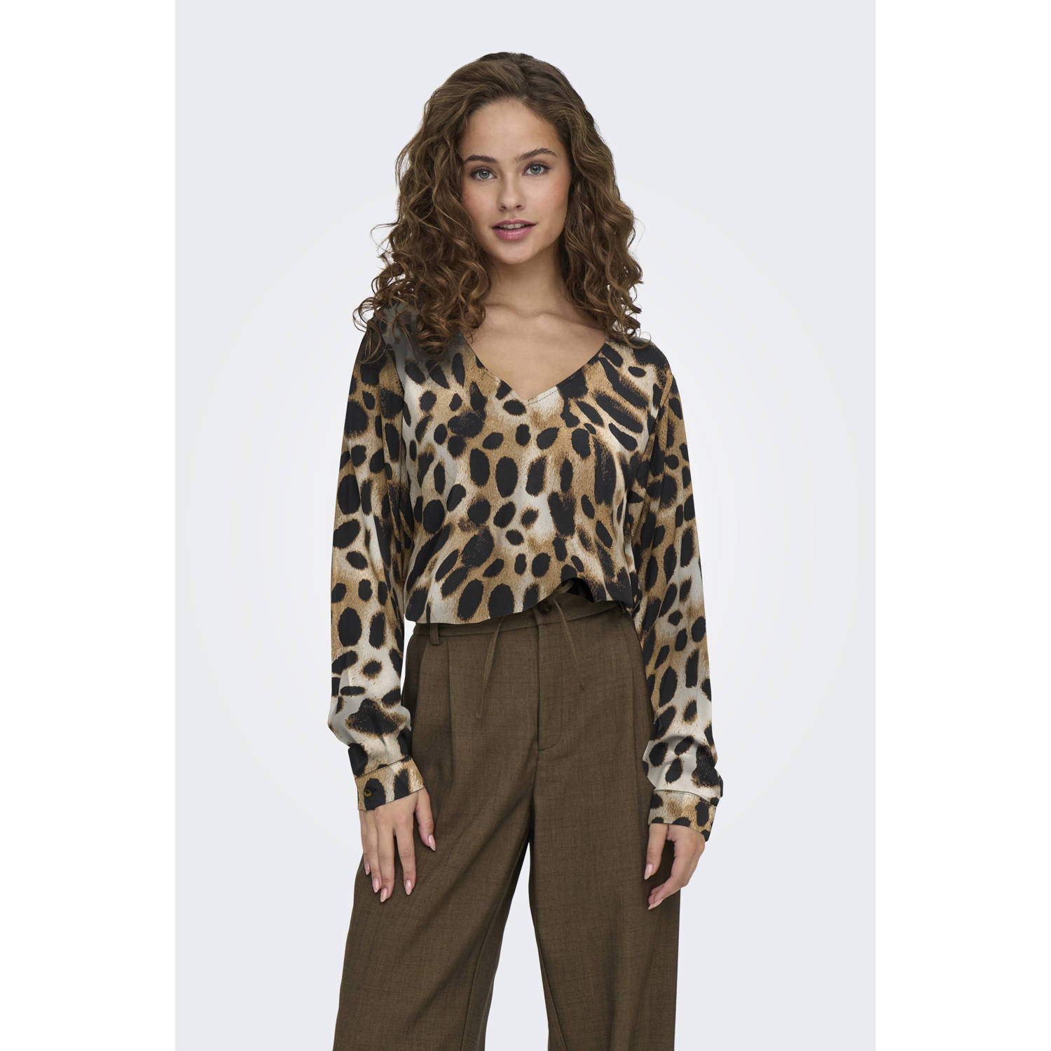 JDY blouse bruin