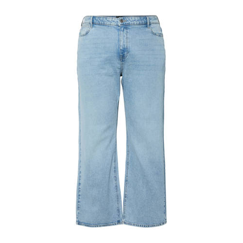 PIECES Curve high waist lichtblauw afbeelding