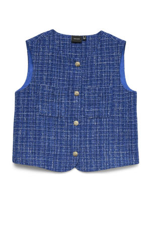 gilet blauw