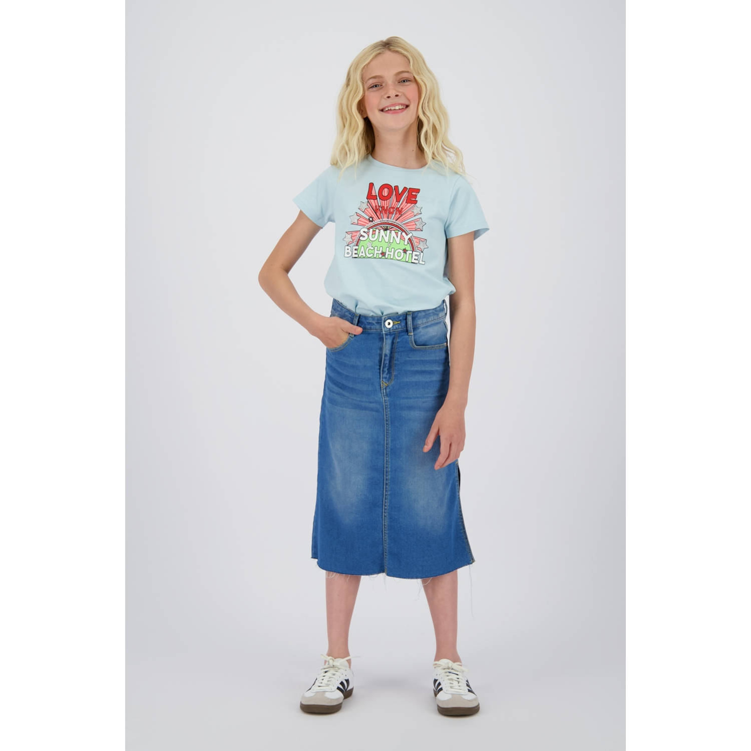 Vingino T-shirt lichtblauw