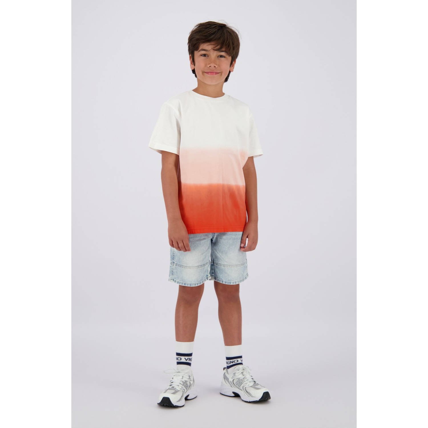 VINGINO Jongens Polo's & T-shirts Hender Ecru