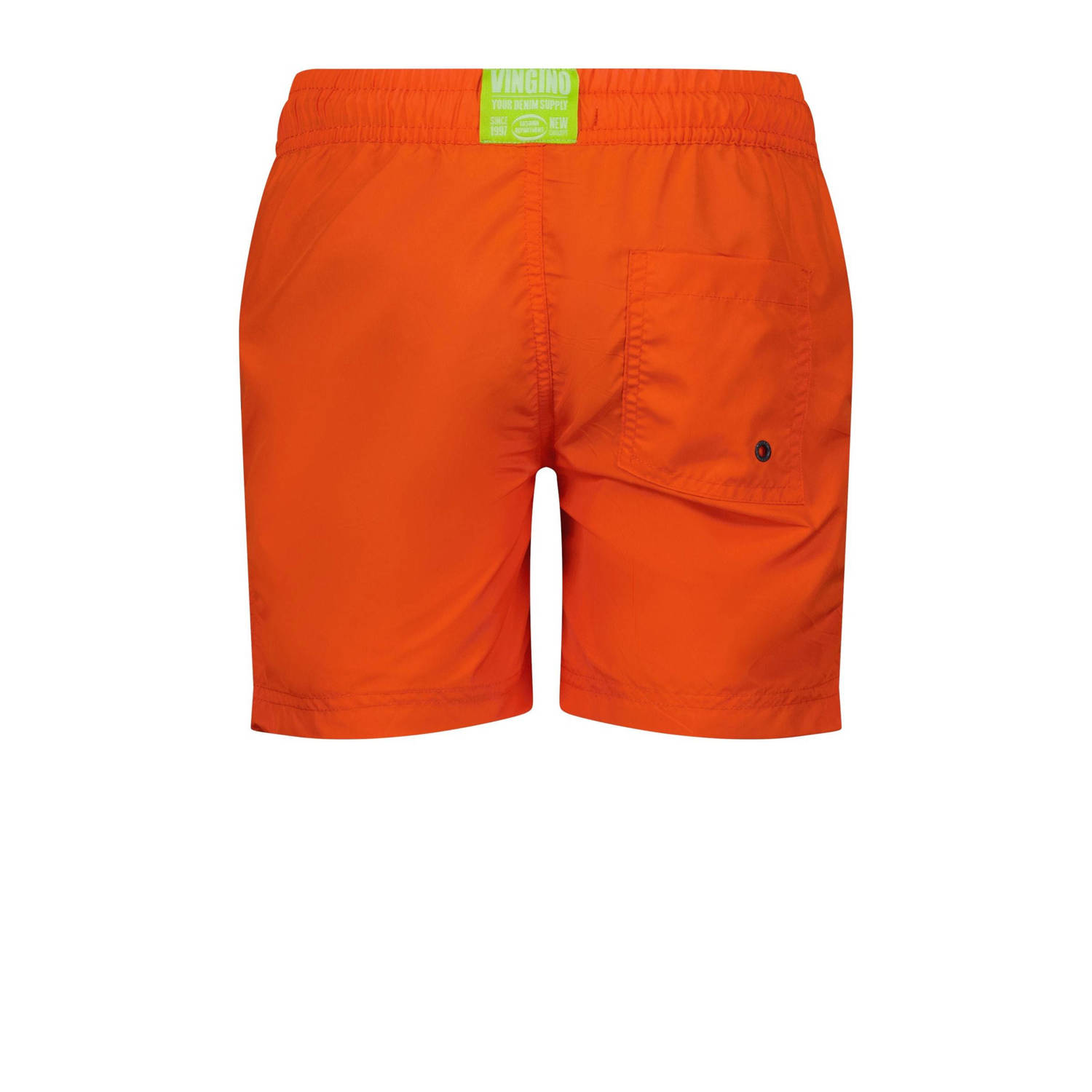 Vingino zwemshort oranjerood