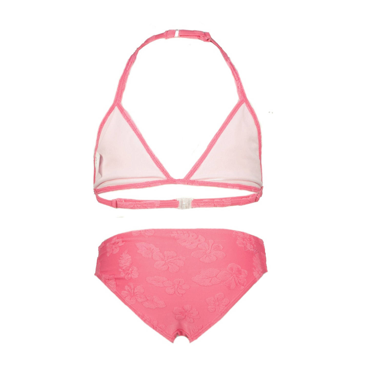 Vingino halterbikini Zemie met bloemdessin roze