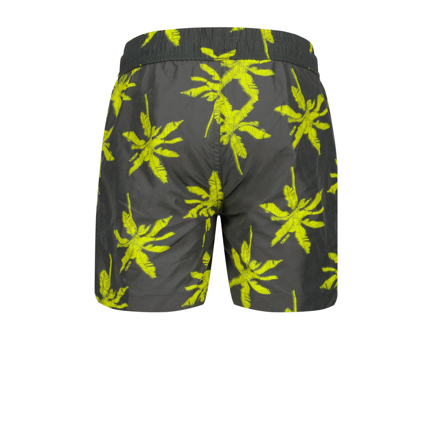 Vingino zwemshort donkergrijs geel