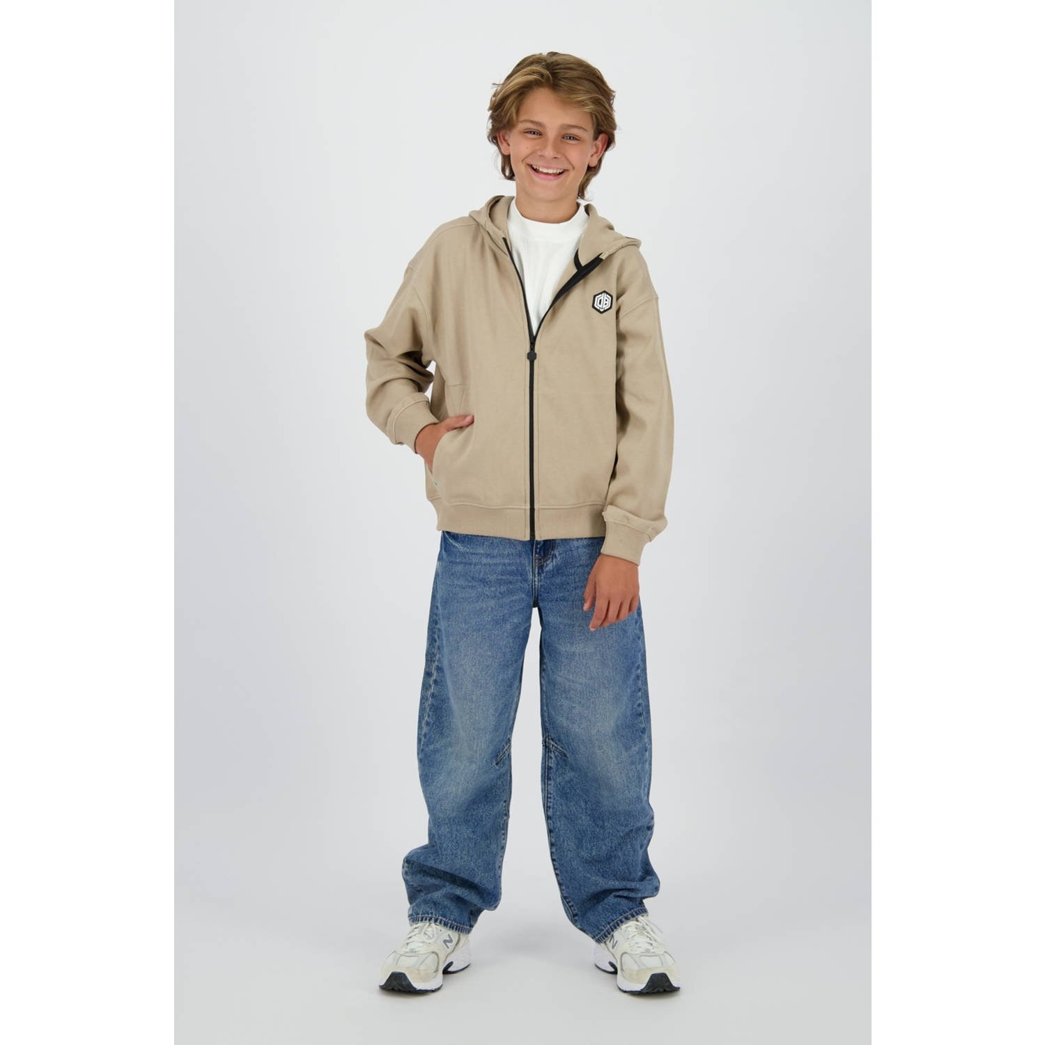 Vingino x Daley sweatvest zand