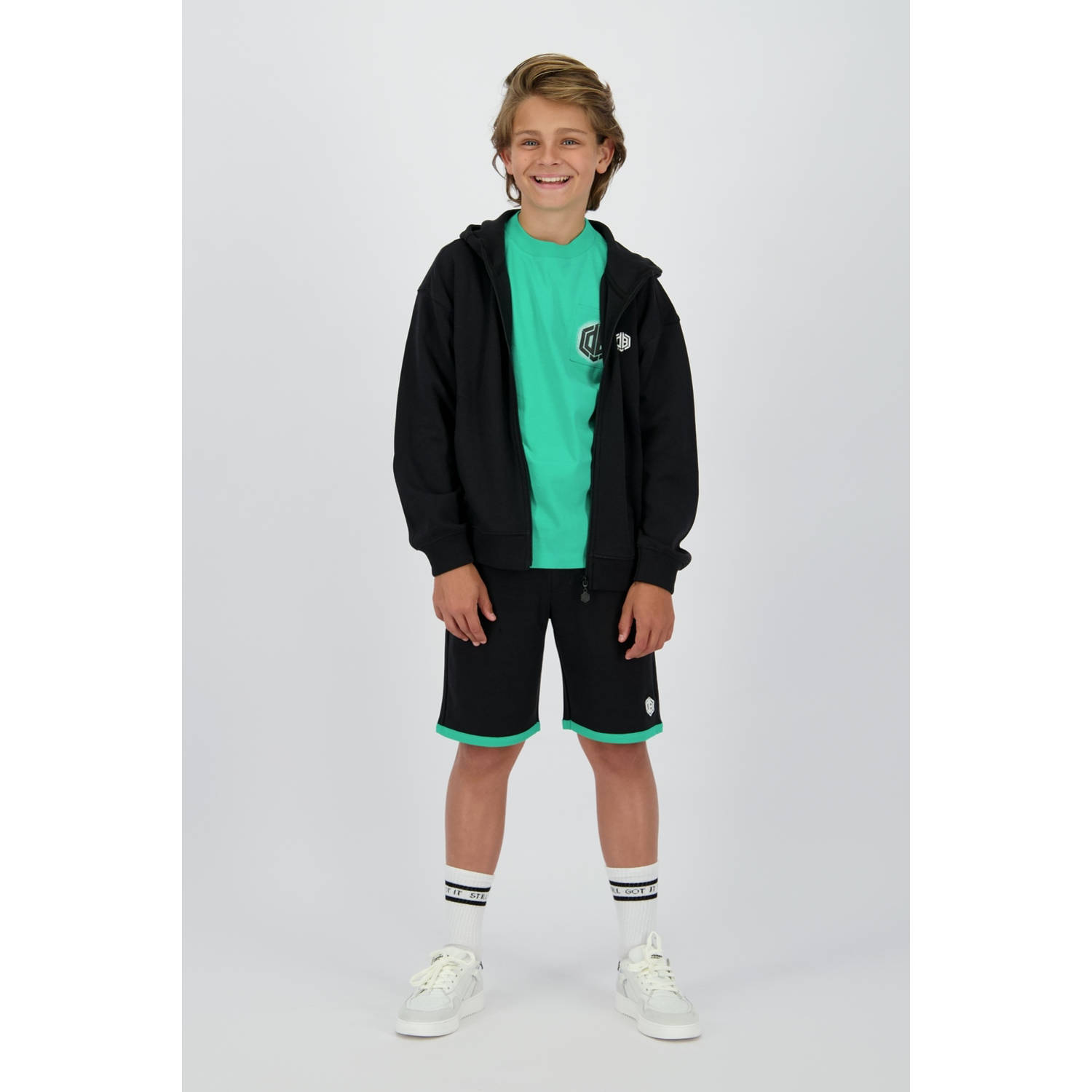 Vingino x Daley sweatvest zwart