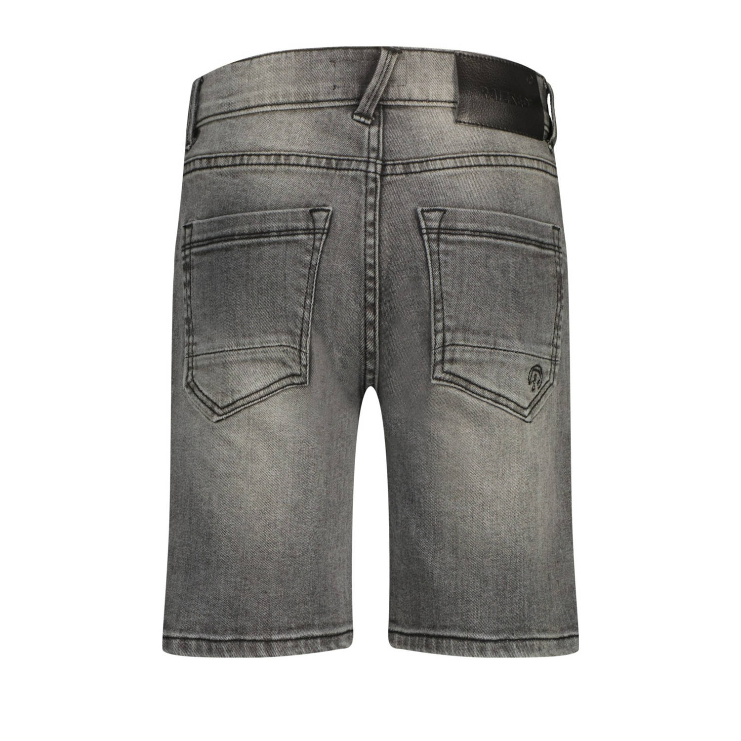Raizzed regular denim short grey denim