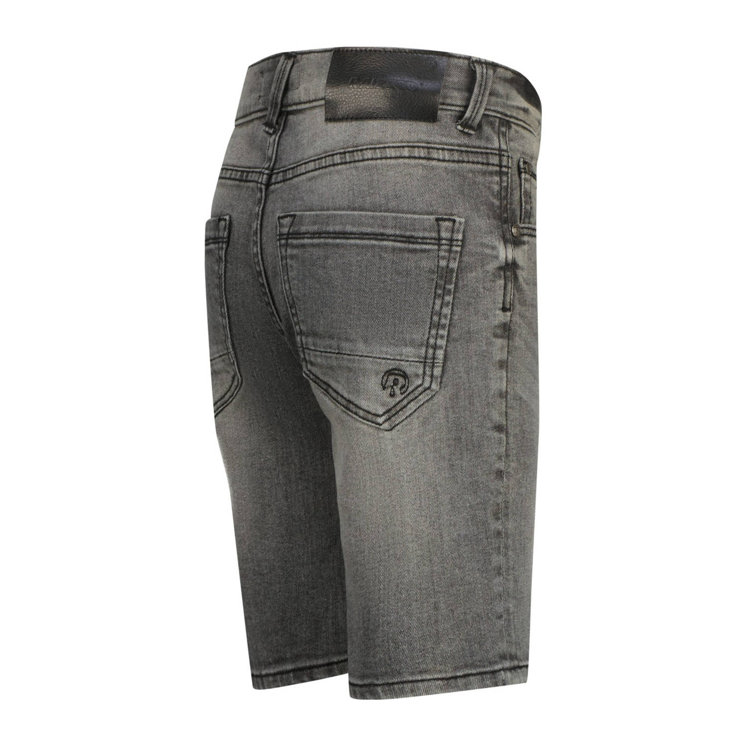 Raizzed regular denim short grey denim