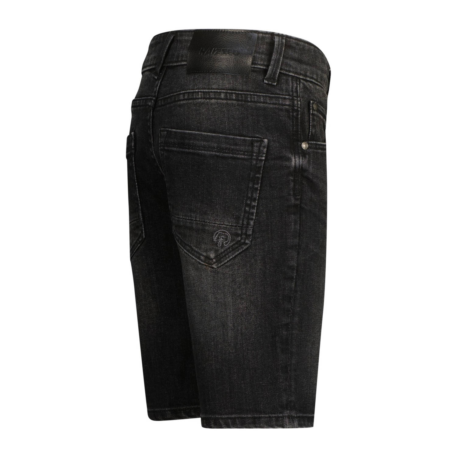 Raizzed regular denim short black denim