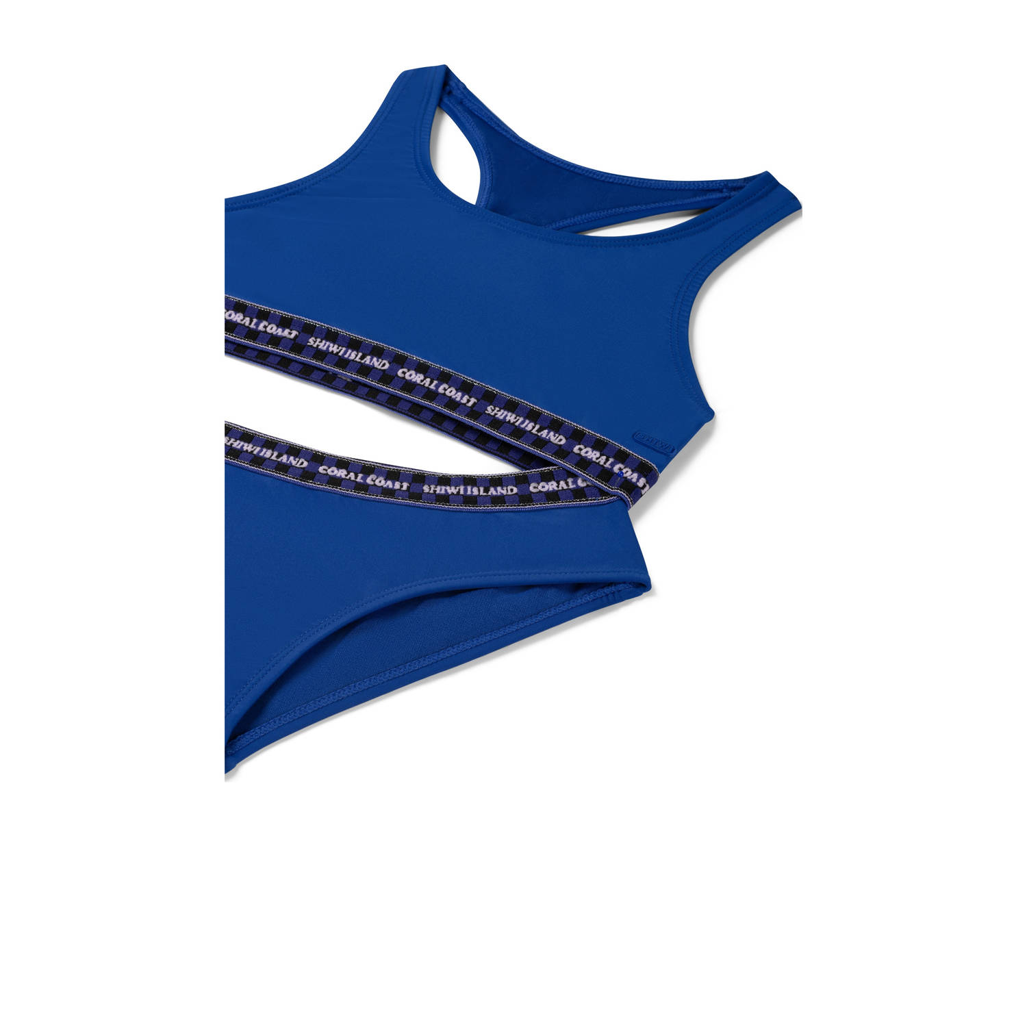Shiwi crop bikini Charlie blauw