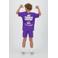 Raizzed sweatshort paars