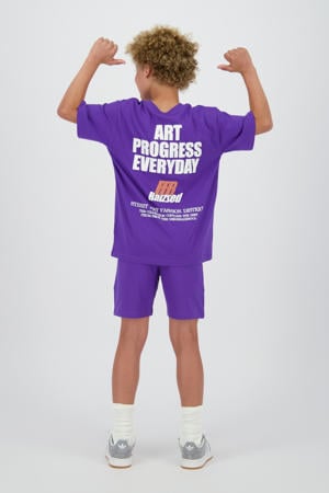 sweatshort paars