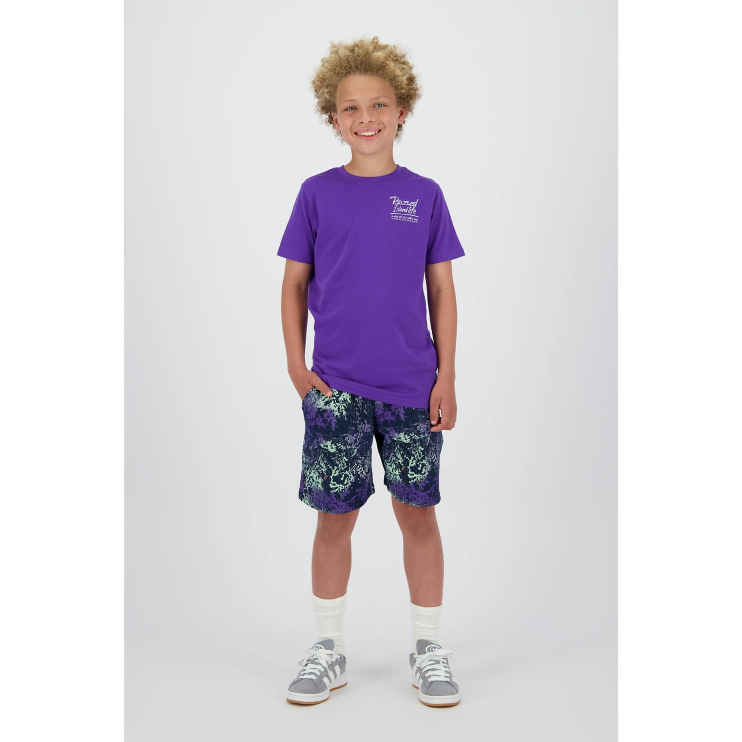 Raizzed sweatshort paars