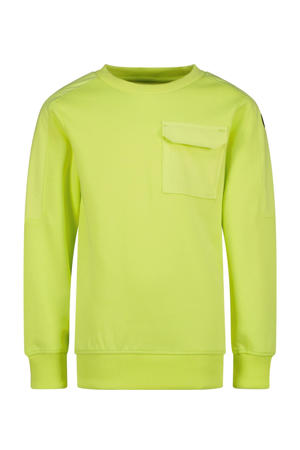 sweater limegroen